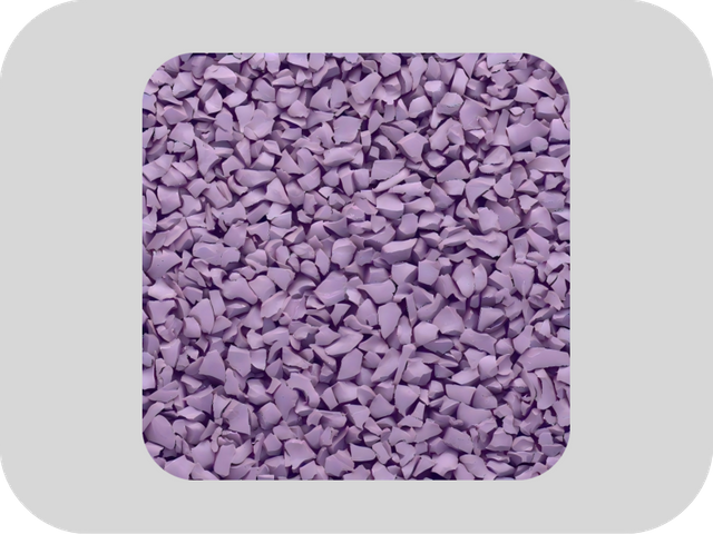 2087-حبيبات مطاط EPDM باللون الأرجواني