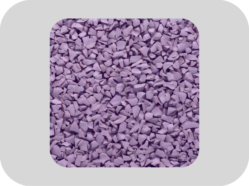 2087-حبيبات مطاط EPDM باللون الأرجواني