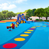 حبيبات المطاط EPDM الزرقاء الصديقة للبيئة