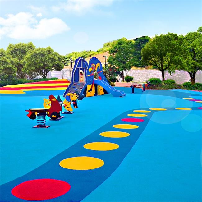 حبيبات المطاط EPDM الزرقاء الصديقة للبيئة