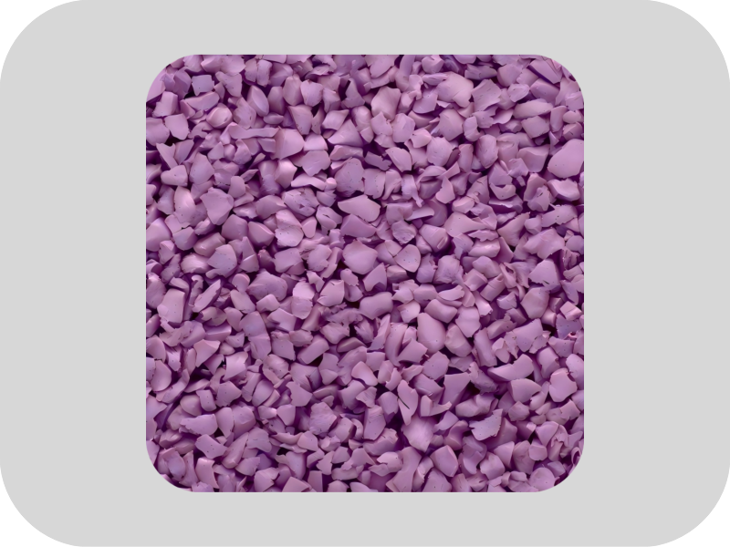 Antioxidatives lila EPDM-Gummigranulat