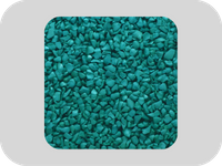 Granules de caoutchouc EPDM bleus non toxiques et inodores
