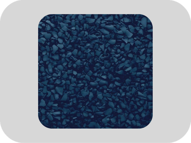 Granules de caoutchouc EPDM antioxydant bleu