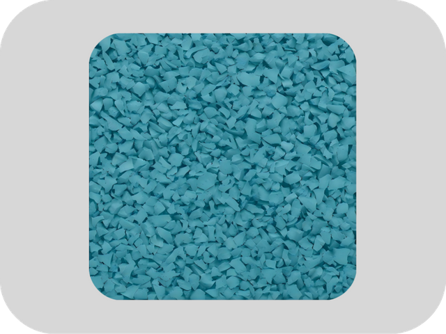 حبيبات المطاط EPDM الزرقاء عديمة الرائحة