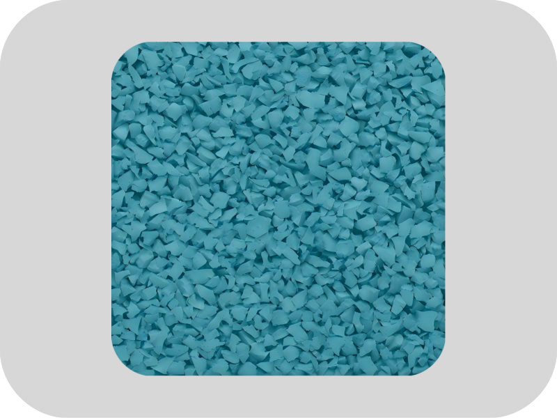 무취 파란색 EPDM 고무 과립