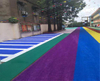 حبيبات المطاط EPDM الأرجوانية عديمة الرائحة
