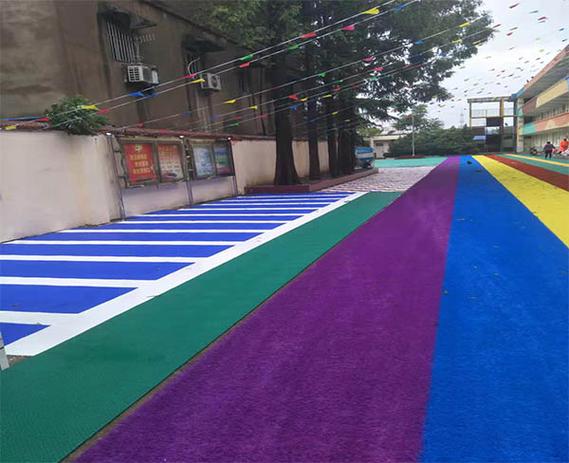 حبيبات المطاط EPDM الأرجوانية عديمة الرائحة
