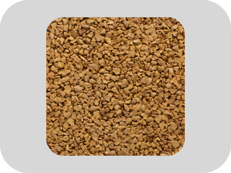 Gr&aacute;nulos de caucho EPDM amarillo de fuerza de tracci&oacute;n fuerte