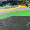 Gr&acirc;nulos de borracha EPDM ecol&oacute;gicos de mogno RAL 8016