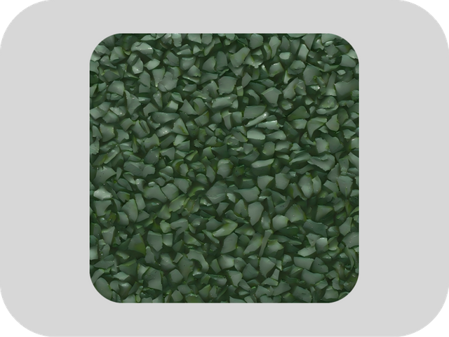 녹색 무취 EPDM 고무 과립