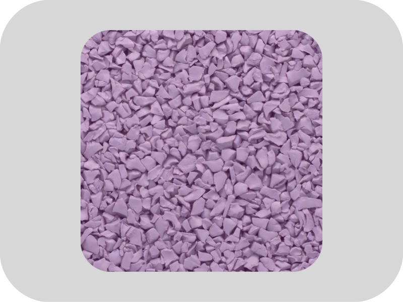 Granuli di gomma viola EPDM ecologici