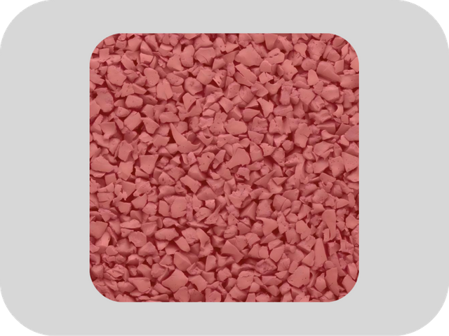 Umweltfreundliches rotes EPDM-Gummigranulat
