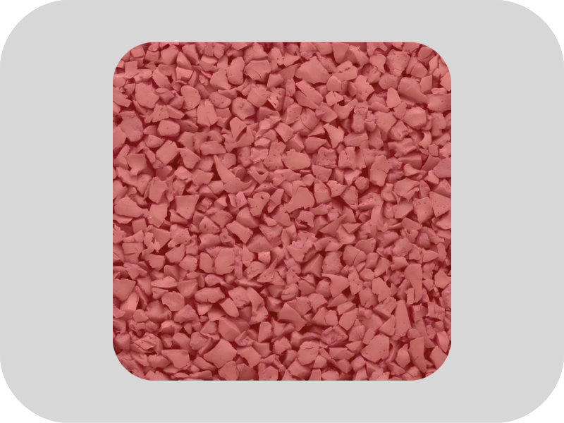 حبيبات المطاط EPDM الحمراء الصديقة للبيئة