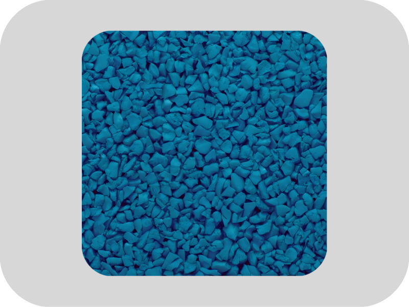 Granuli di gomma EPDM blu per asilo
