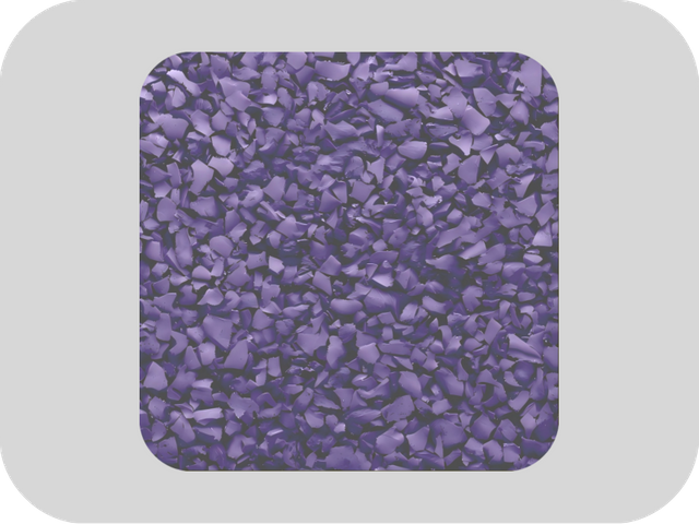 RAL 4011 Perlviolett – schwefelfreies EPDM-Gummigranulat