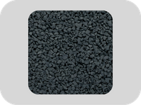 Granules de caoutchouc EPDM r&eacute;sistant aux hautes temp&eacute;ratures gris anthracite RAL 7016