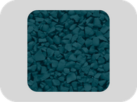 RAL 5020 حبيبات مطاطية EPDM خالية من الكبريت الأزرق المحيطي