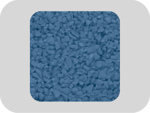 Granuli di gomma EPDM per pista da esterno RAL 5023 Blu intenso