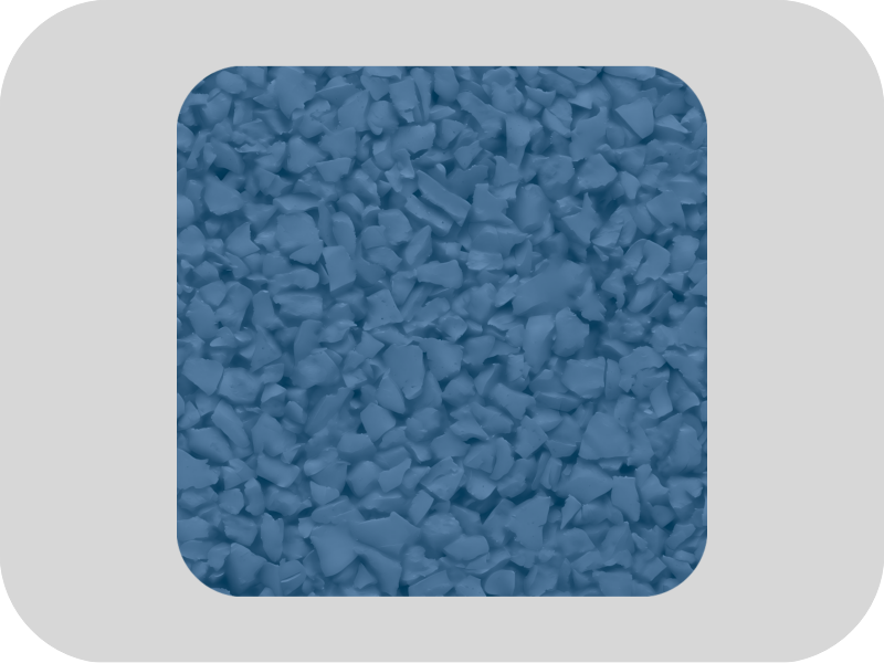 RAL 5023 딥 블루 야외 활주로 EPDM 고무 과립
