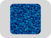 Gr&aacute;nulos de caucho EPDM azul de alta elasticidad