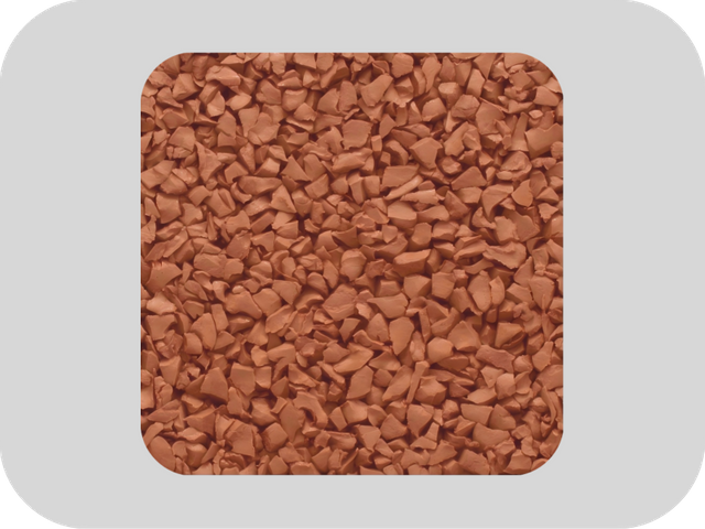 Hochelastisches braunes EPDM-Gummigranulat
