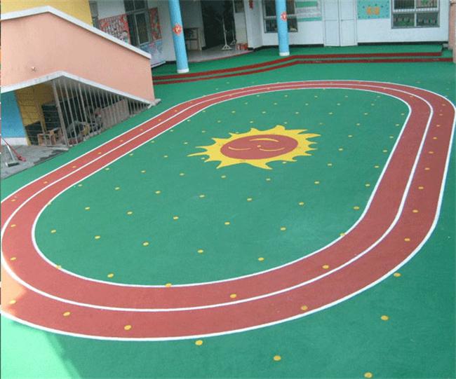 المدرج في الهواء الطلق حبيبات المطاط EPDM الخضراء عالية المرونة