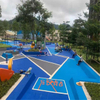 Granuli di gomma EPDM blu per pista da esterno