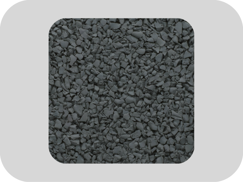 425C-Granuli di gomma EPDM grigia senza zolfo