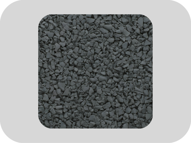 425C-Granuli di gomma EPDM grigia senza zolfo
