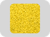 Gr&aacute;nulos de caucho EPDM amarillo de larga duraci&oacute;n