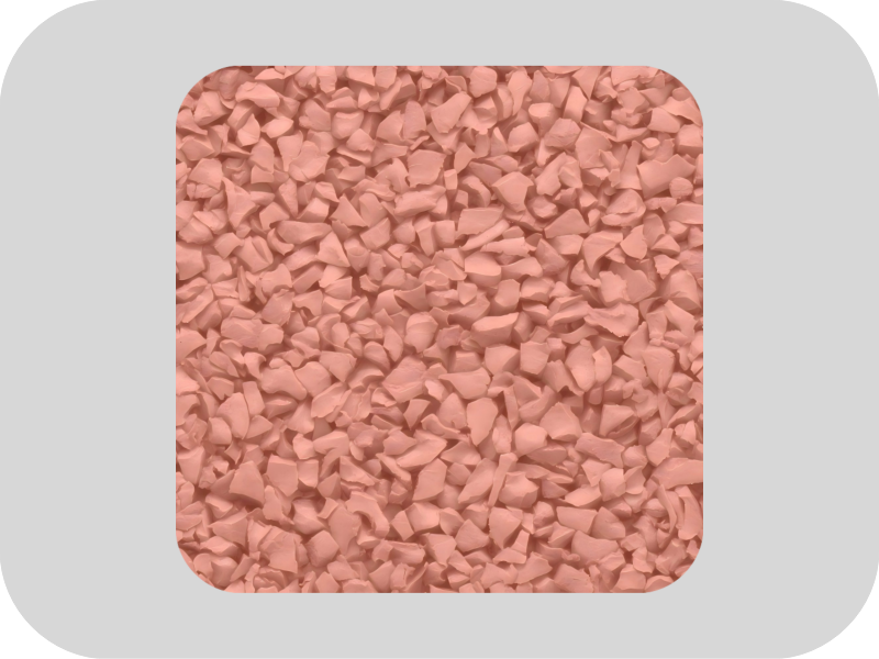 Anti-aging bruine EPDM-rubberkorrels