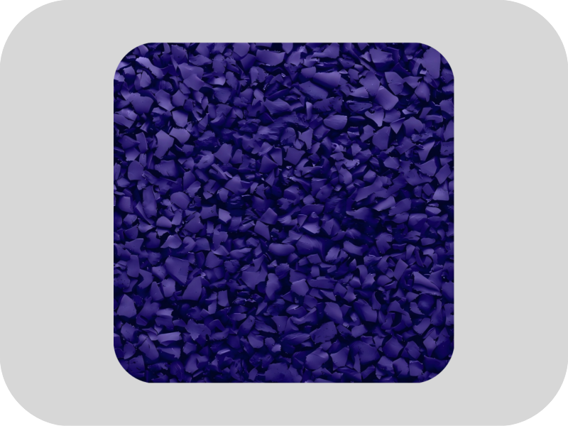 Granuli di gomma EPDM viola senza zolfo