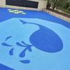 Granuli di gomma EPDM blu per pista da esterno