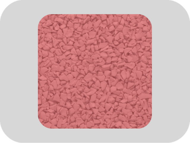 Gr&aacute;nulos de caucho EPDM inodoro, rosa antiguo RAL 3014