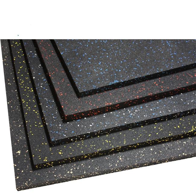 15mm 두꺼운 EPDM 표면 체육관 바닥 고무 매트