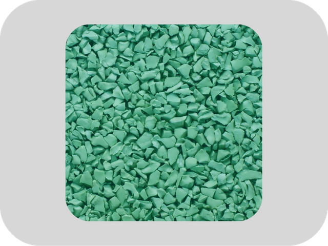 مكافحة الشيخوخة حبيبات المطاط EPDM الخضراء