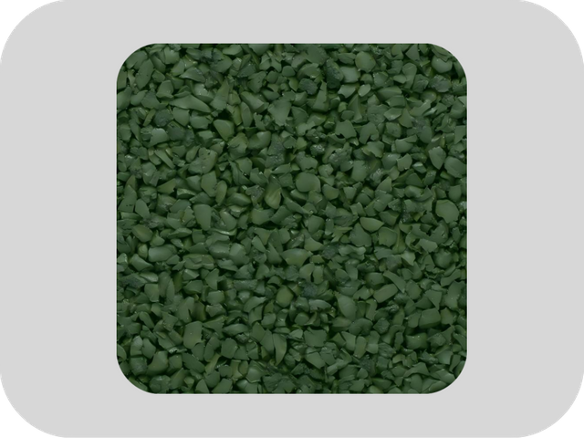 حبيبات المطاط EPDM الخضراء الخالية من الكبريت