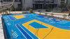 ملعب المسار الأزرق حبيبات المطاط EPDM