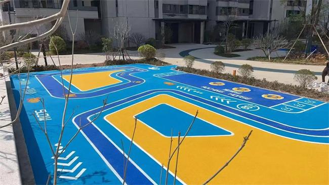 ملعب المسار الأزرق حبيبات المطاط EPDM