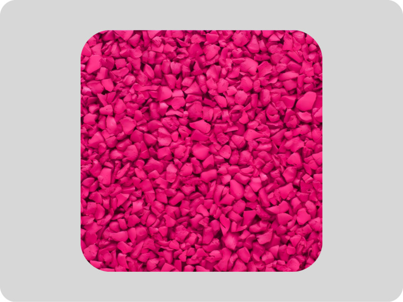 حبيبات مطاط EPDM حمراء مقاومة لدرجات الحرارة العالية