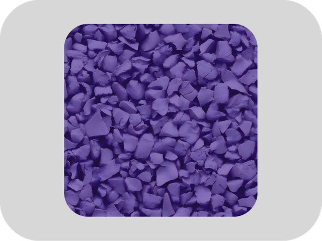 無臭の紫色の EPDM ゴム顆粒