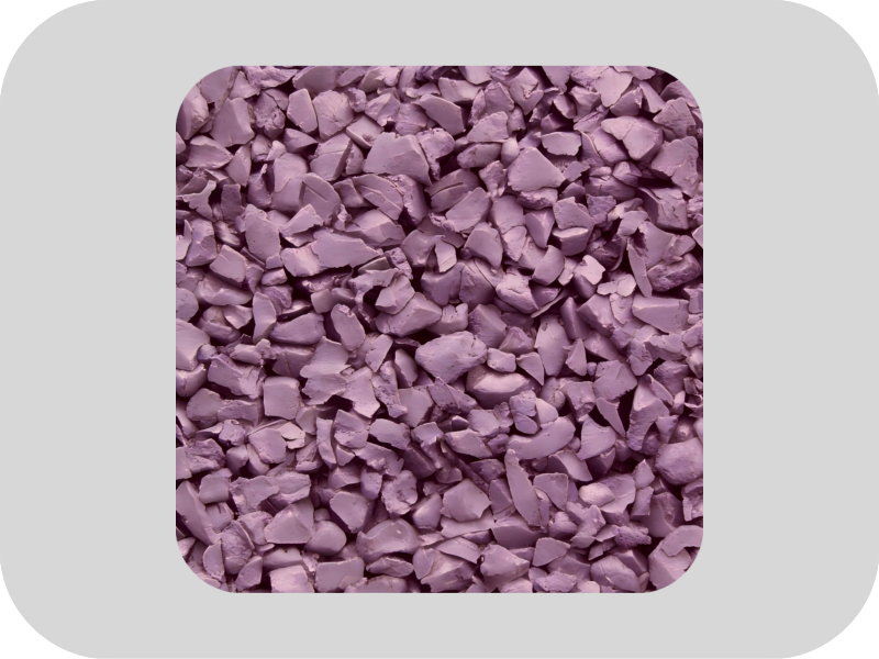Granuli di gomma EPDM viola ad alta elasticit&agrave;